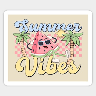 Summer Vibes Cute Watermelon Sticker